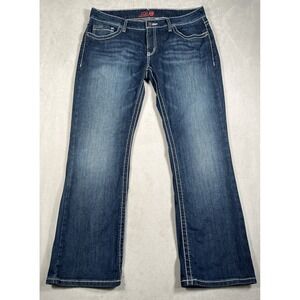 Cinch Ada Boot Cut Jeans Womens 36x30 Dark Wash Denim